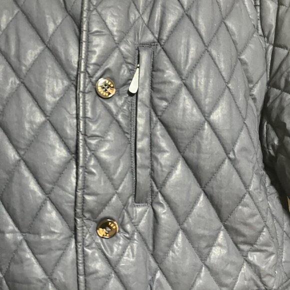 Ted Baker London Quilted Jacket Navy Blue Size 4 (Large) - Classic Casual - Picture 12 of 13